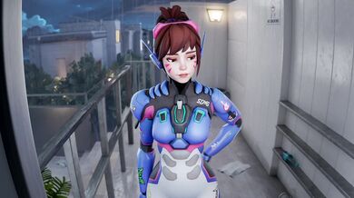 D.Va's Unplanned Encounter [White][Aphy3D][No Watermark]