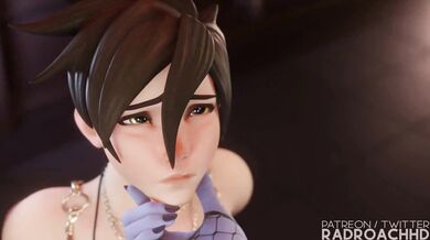 Tracer's Throbbing Widowmaker Meets RadRoachd