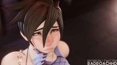 Tracer's Throbbing Widowmaker Meets RadRoachd