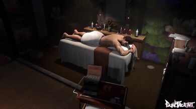 Onahole Masseuse Jan Lee Gives Chun-Li a Throbbing Tongue Massage