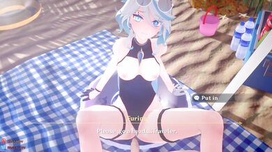 Beach Hentai Fun with Furry Animals!