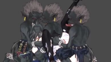 Goblin's Gangbang Aradia in a D-list Test Animation