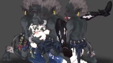 Goblin's Gangbang Aradia in a D-list Test Animation