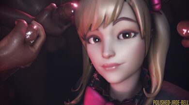 The Overwatch Queen Gets a Gangbang with Big Black Dicks in 4K Quality