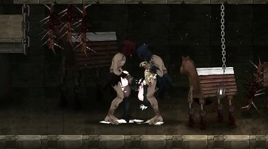 The Evil Queen's Spit Roasting of the Princesses, a Hentai Adventure!