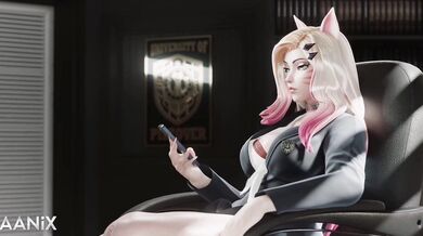 - Kinky Cosplayers K/DA Ahri & Ana in Lesbian Action