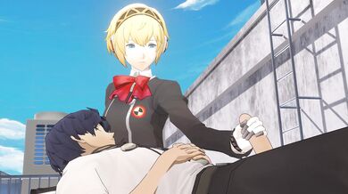 Exploring the Depths of Pleasure with Aigis on the Rooftop