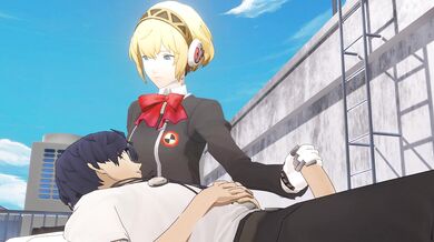Exploring the Depths of Pleasure with Aigis on the Rooftop