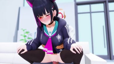 'HentaiPorn- I Gave Kazusa Catnip [Clothed & Nude][Kaotaro12]'