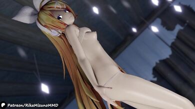 Sour Rin's SHU-Q Sex Dance - Naughty Vocaloid MMD R-18 Scene