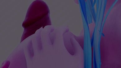 Aquamarine Eroticism: Nude Bathers Delight in the Lap of Luxury with Lustrous Locks [ブラン]