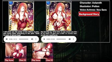 Astaroth's Ablaze Orgy with Taimanin Asagi in the Battle Arena
