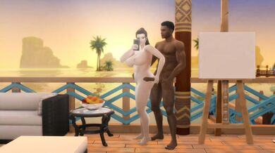 MILF and Stepbrother's Erotic Encounter in The Sims 4 (Rough Threesome)