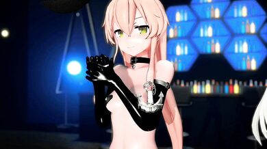 Shimakaze & Amatsukaze's Rabbit Playtime: A BDSM Themed MMD R18 Porn Parody