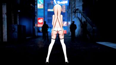 Tomgirl Fuck Fest: Shimakaze's Anal Debut [MMD R18]
