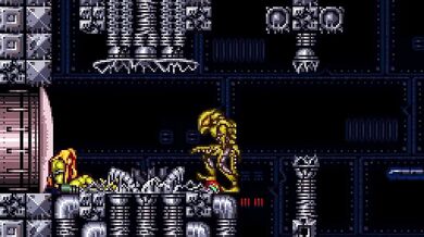 Samus has an unexpected encounter, trimmed (CajunSpicyGames).