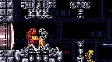 Samus has an unexpected encounter, trimmed (CajunSpicyGames).