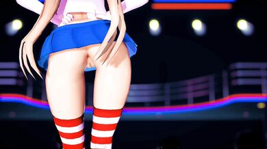 Shimakaze's Naughty Trolling in the 'Party Troll Song' MMD Porn Video by GenesisMMD