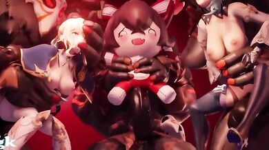 Sexy Bunny Babes: Eulalia, Jean and Baron in a Naughty Threesome