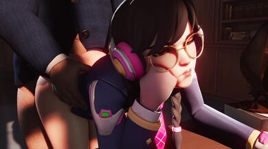 Office Slut D.Va Gets Ravished by the Boss [Baron Von Meowsberg]