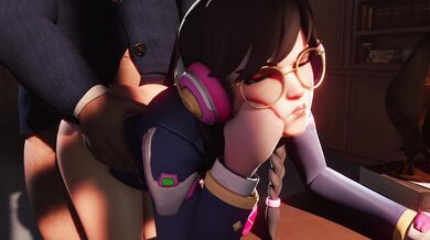 Office Slut D.Va Gets Ravished by the Boss [Baron Von Meowsberg]
