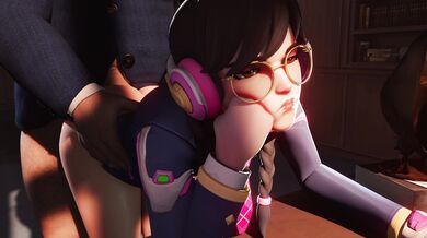 Office Slut D.Va Gets Ravished by the Boss [Baron Von Meowsberg]