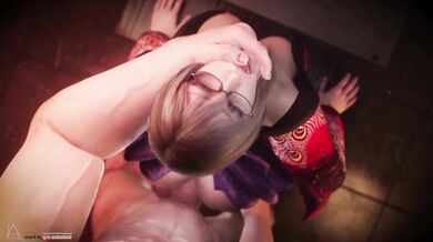 Analized Aranea's Ass After She Fucked Her Stepbrother's Balls Off