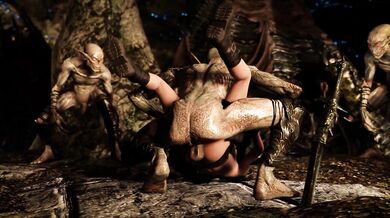 Jill's Intimate Encounter with the Falmer in Ultra HD