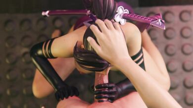 Psylocke's Intense Lesbian Action with Asian Beauties and a Sex Doll!