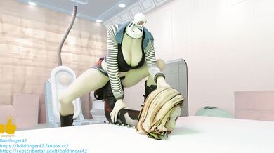 [Boldfinger42's] Dragonball Z Android 18 Gets Pounded by Her Own Huge Horse Cock