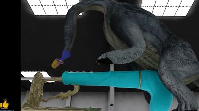 Dino Futa Taur's Urethral Play - Birth of a New Age Bull