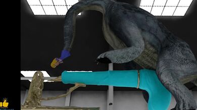 Dino Futa Taur's Urethral Play - Birth of a New Age Bull