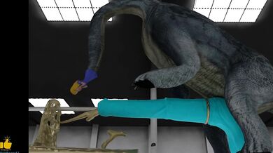 Dino Futa Taur's Urethral Play - Birth of a New Age Bull