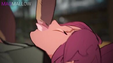 Titillating Threesome: Baiken and Ramlethal Go Hard on Magmallow's Wet Hole!