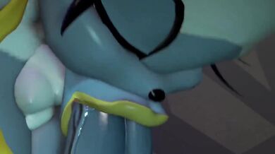 Busty beauty tangles herself up in oral ecstasy [mega-switches fm]