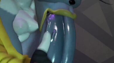 Busty beauty tangles herself up in oral ecstasy [mega-switches fm]