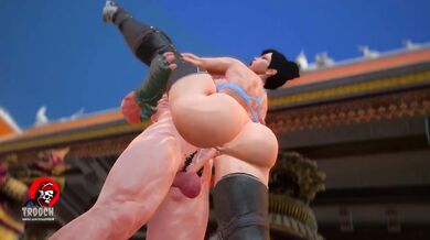 Chun-li's Sexy Post-Fight Celebration