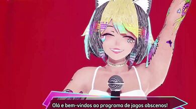 Slutty Game Show: Nasty Playing with Nyakumi, Dubbed in Brazilian Portuguese