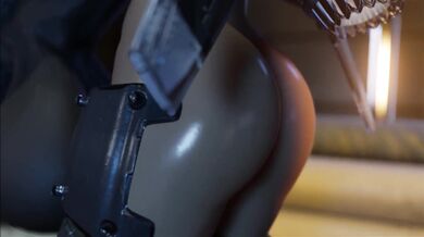 Wild and Horny Valkyrie Gets Her Tits Fucked Hard by a Rough Stallion [the Bartender]