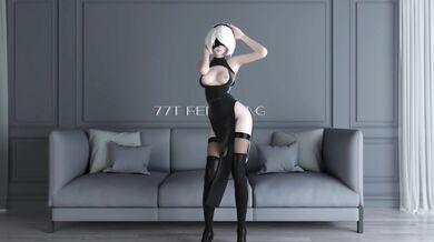 Fucking 2B's Hot Hip Moves