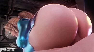 Rough Sex with Space Bounty Hunter Samus Aran