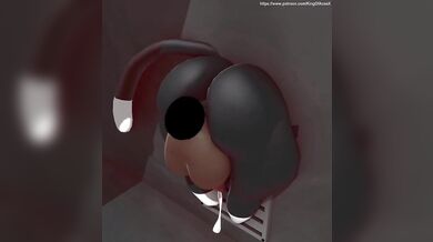 Furry Fucked in a Wall