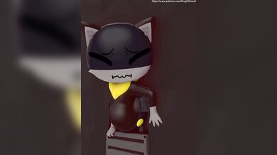 Furry Fucked in a Wall