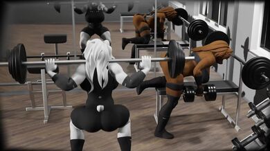 Girls Gone Wild: Dasha and Nataliya's Lesbian Workout Session