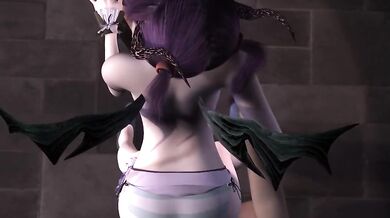 Unholy Threesome with Succubus Rimore and Madolea 3