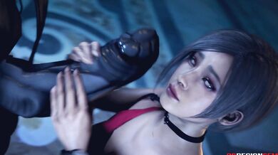 Asian Beauty Ada Wong Gets a Steamy Handjob in 26-Part SFM Series