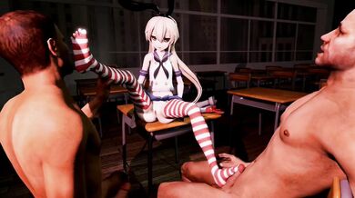 Worshipping Feet: Shimakaze's Foot Fetish Obsession (Uncensored)