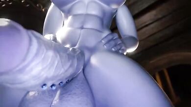 Juicy Blueberry Cum Explosion!
