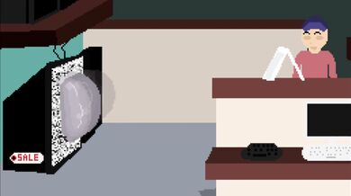 [4K] Ring Girl In An Electrical Shop