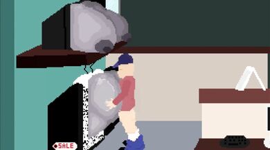 [4K] Ring Girl In An Electrical Shop